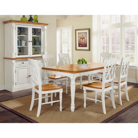 Arts And Crafts Rectangular Dining Table (With Extending Leaf) By Home ... with Commerce And Market Seaside Rectangle Dining Table With1-22In Leaf